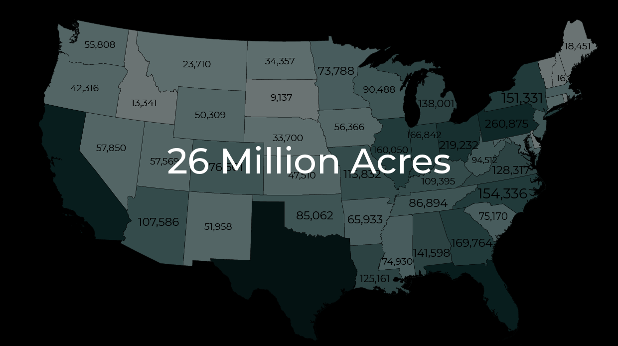 26 Million Acres Needed for Zero-Carbon Goals