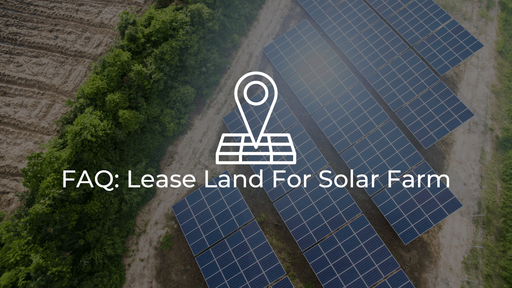 Lease Land for Solar Farm